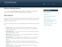 Tablet Screenshot of fatcow-reviews.com
